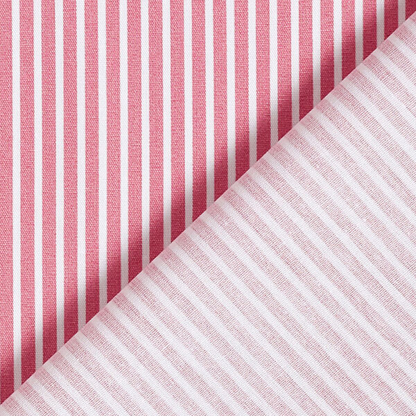Baumwollpopeline Streifen – rosa/weiss,  image number 4