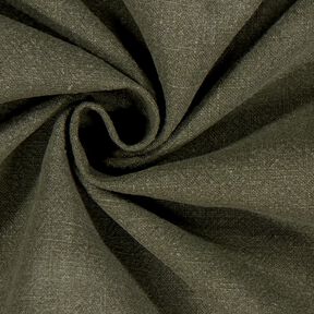 Leinenstoff Ramie-Mix stonewashed, schwere Qualität – dunkelpinie, 