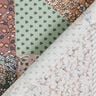 Dekostoff Halbpanama Quilt-Optik Blumen – pastellflieder/wollweiss,  thumbnail number 4