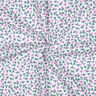 GOTS Baumwollpopeline Streublümchen | Poppy Fabrics – weiss/rosa,  thumbnail number 3