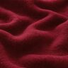 Woll-Fleece reine Schurwolle Uni – bordeauxrot,  thumbnail number 2