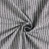 Leinen-Baumwoll-Mix breite Streifen – schwarz/weiss,  thumbnail number 3