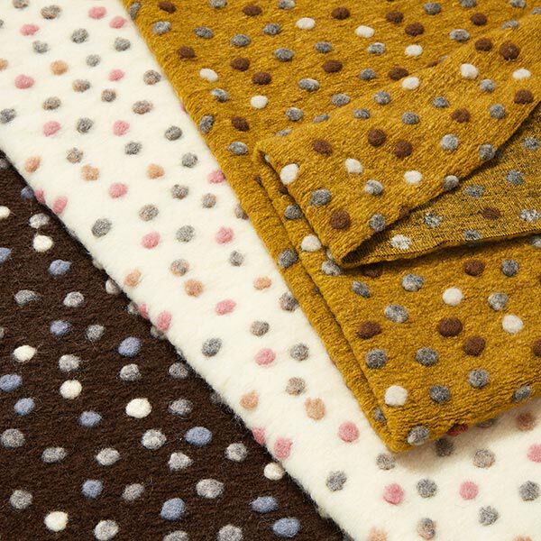 Wollstrick bunte Noppen – wollweiss, image number 5