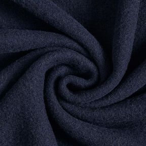 Woll-Fleece reine Schurwolle Uni – schwarzblau, 