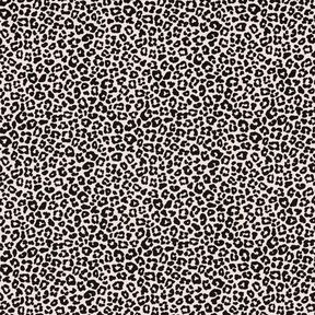 Baumwolljersey Mini Leo Print – natur/schwarz, 