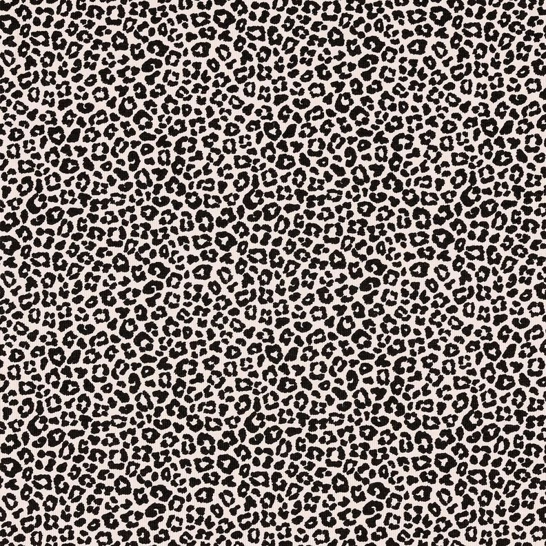 Baumwolljersey Mini Leo Print – natur/schwarz, image number 1