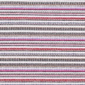 Rippenstrick Querstreifen Glitzer, 