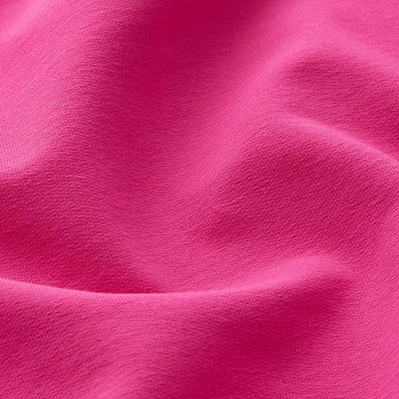 Leichter French Terry Uni – intensiv pink,  image number 4