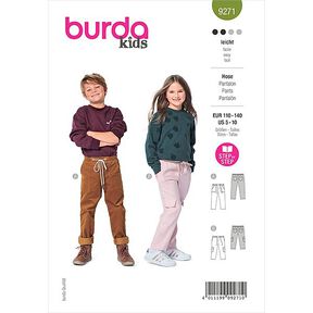 Schlupfhose | Burda 9271 | 110-140, 