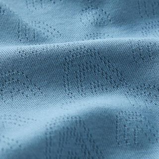Feinstrickjersey mit Lochmuster Regenbogen – jeansblau, 