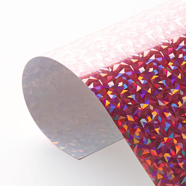 Bügelfolie Metallic Design Din A4 – rot, image number 3