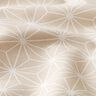 Baumwollstoff Cretonne Japanische Sterne Asanoha – sand,  thumbnail number 2