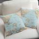 Dekostoff Ottoman Weltkarte – babyblau,  thumbnail number 7
