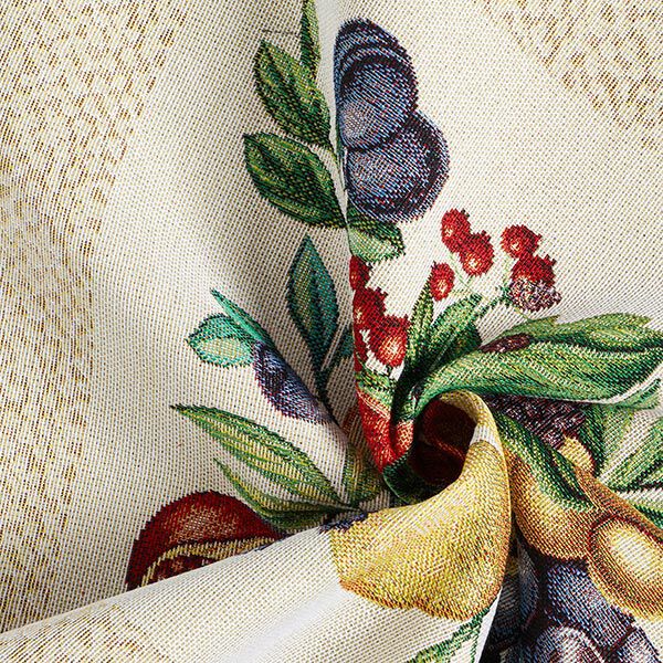 Dekopanel Gobelin bunte Früchte – hellbeige/karminrot, image number 3
