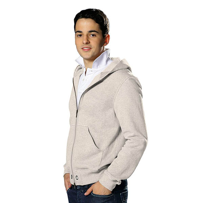 Sweatshirt angeraut Premium – natur,  image number 4