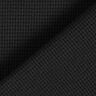 Mini Baumwoll-Waffeljersey Uni – schwarz,  thumbnail number 4