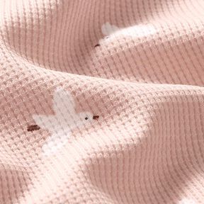 Waffeljersey Vögel | by Poppy – rosé, 