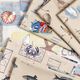 Dekostoff Halbpanama Fische – natur/blau,  thumbnail number 5