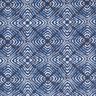 Dekostoff Canvas Batik-Fliesen – indigo/weiss,  thumbnail number 1