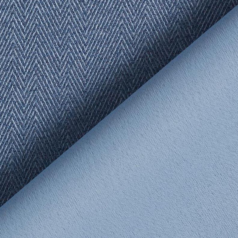 Verdunkelungsstoff Fischgrat – jeansblau,  image number 3