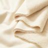 Veloursstoff mit Kunstfell-Abseite – creme,  thumbnail number 2