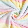 Kuschelfleece Pastell Regenbogenstreifen – hellgelb/rosa,  thumbnail number 3
