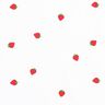 Baumwollpopeline Erdbeeren – weiss,  thumbnail number 1
