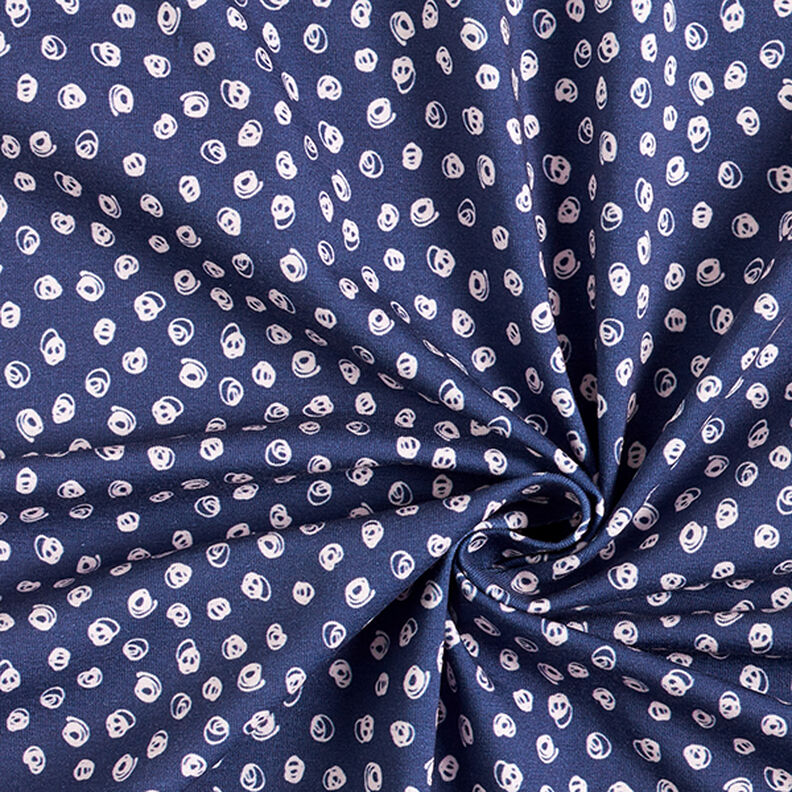Baumwolljersey Kringel – indigo,  image number 3