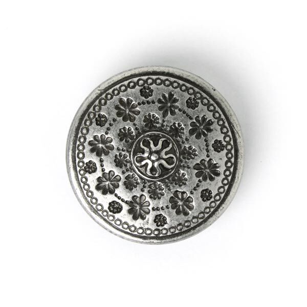 Metallknopf Fleur Rustikal 1,  image number 1