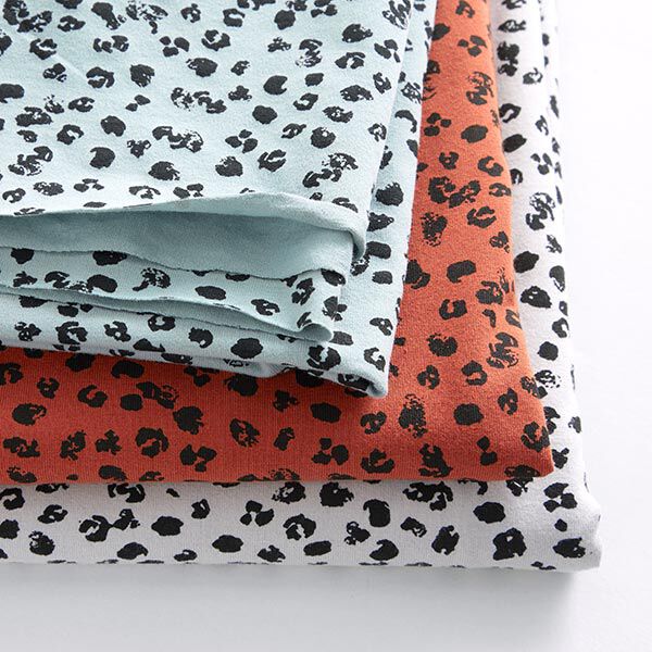 Baumwolljersey Gepardenprint – nebelgrau, image number 5
