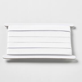 Glattes Gummiband [3 m | 15 mm] – weiss, 