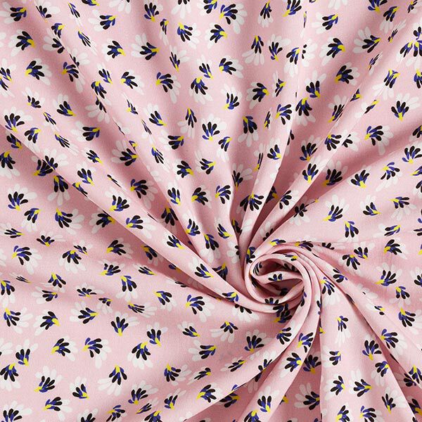 Viskosestoff Fächerblumen – hellrosa, image number 4