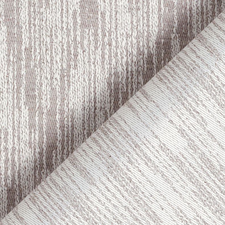 Dekostoff Jacquard abstraktes Gewebe recycelt – seidengrau, image number 4