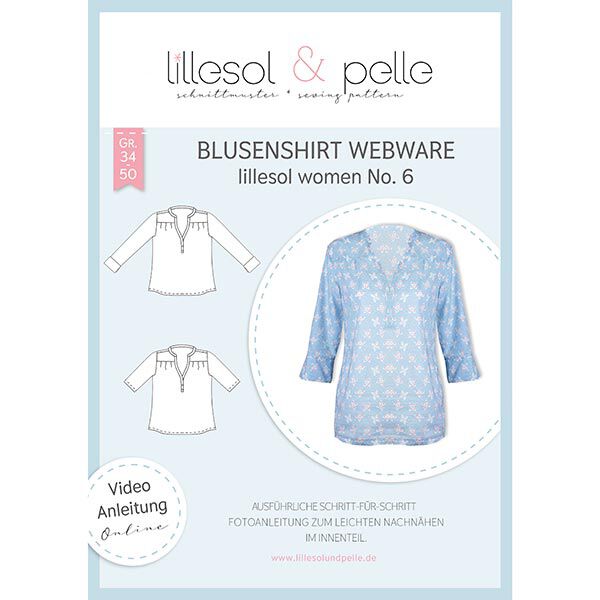 Blusenshirt Webware | Lillesol & Pelle No. 6 | 34-50,  image number 1