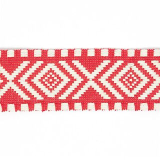 Webband Ikat-Inuit | 2 - rot/ natur, 