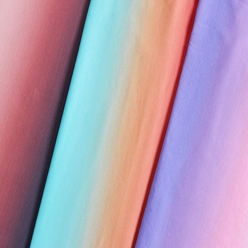 Baumwolljersey Ombre | Glitzerpüppi – nachtblau/hellbeere,  image number 6