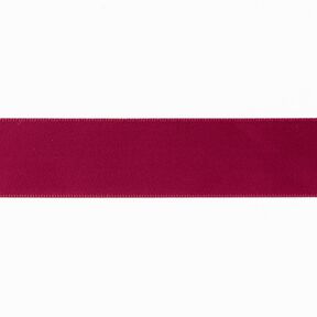 Satinband [25 mm] – bordeauxrot, 