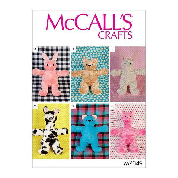 Verschiedene Stofftiere | McCalls 7849, image number 1