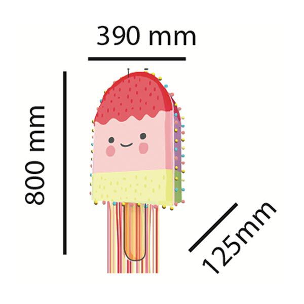 Bastelset Pinata Eis am Stiel, image number 2