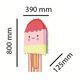 Bastelset Pinata Eis am Stiel,  thumbnail number 2