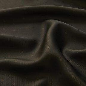 Futterstoff Jacquard Rechtecke – schwarzbraun, 