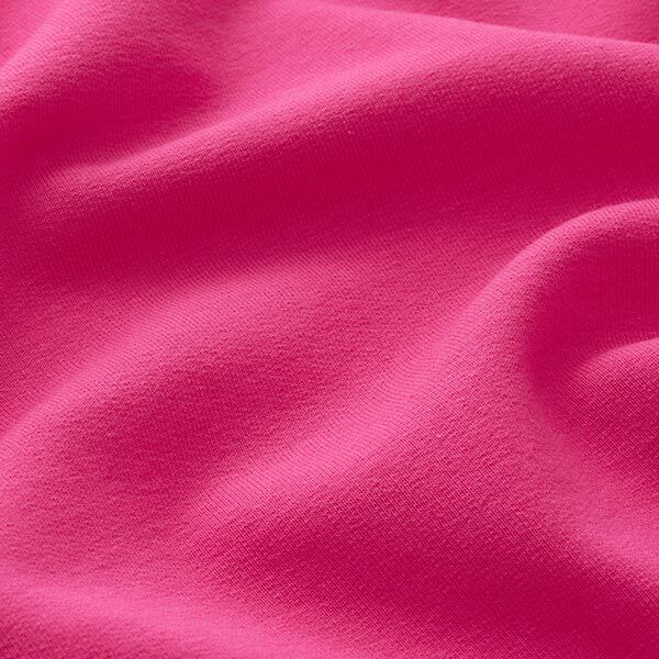 Leichter Baumwollsweat Uni – intensiv pink,  image number 4