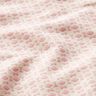 Jacquard Rautenmuster – rosa/wollweiss,  thumbnail number 2