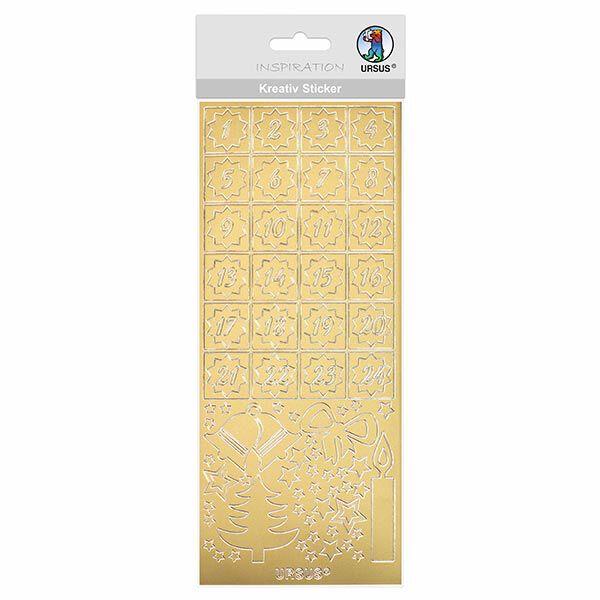 Kreativ-Sticker [ 10 x 23 cm ] – gold,  image number 2