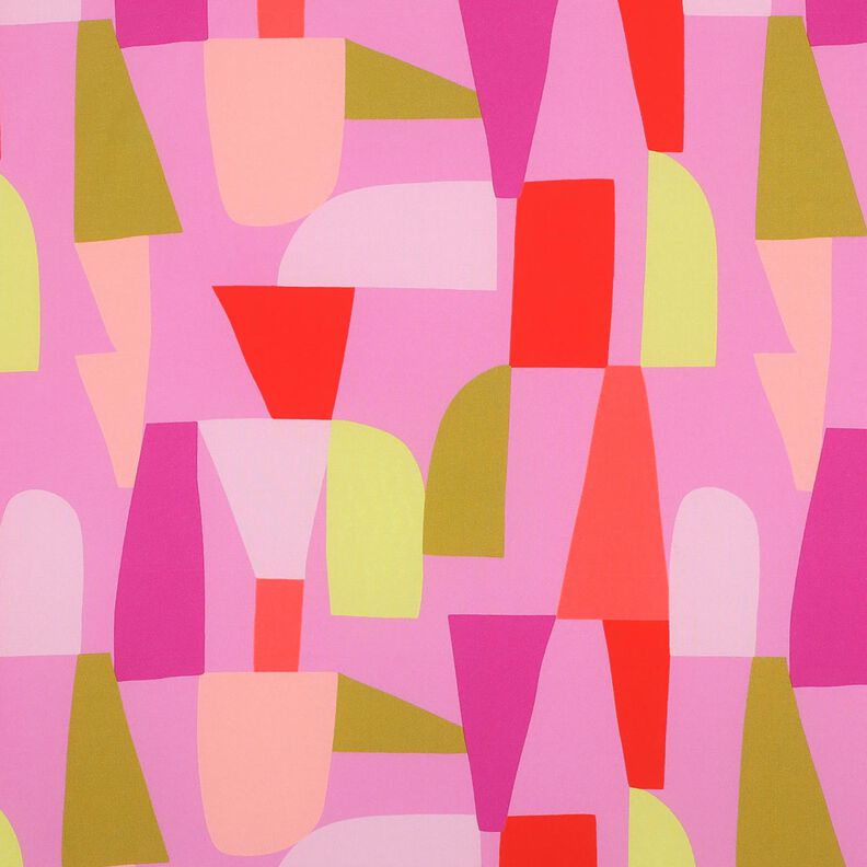 LENZING™ ECOVERO™ Viskosestoff Shape Shifter | Nerida Hansen – pastellviolett/feuerrot,  image number 1