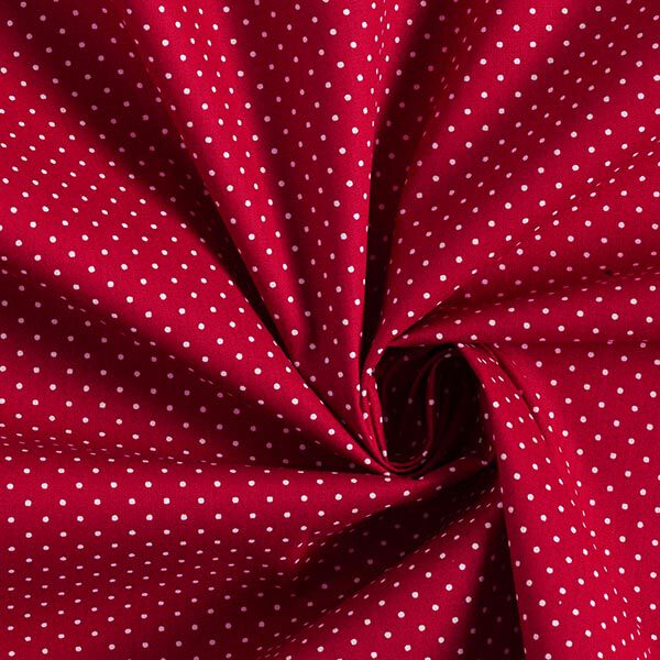 Beschichtete Baumwolle kleine Punkte – rot,  image number 4