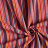 Dekostoff Jacquard Chevron-Streifen – karminrot/grün,  thumbnail number 3