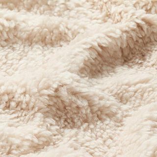 Kunstfell Kuschelteddystoff – hellbeige, 