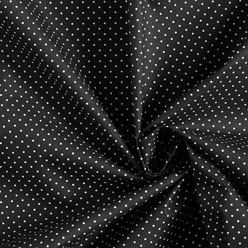Beschichtete Baumwolle kleine Punkte – schwarz,  image number 4