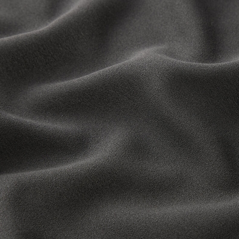 Crêpe Georgette – schwarz,  image number 3
